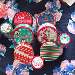 MICHEAL’S Craft Store Christmas Variety Sized Tins